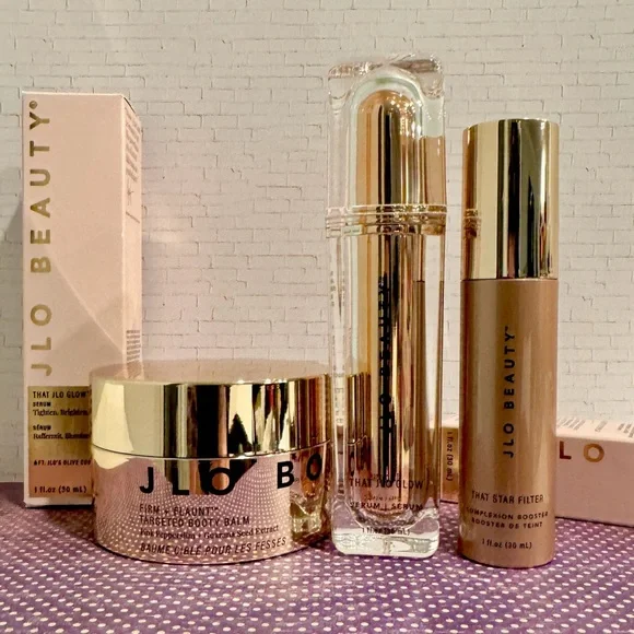 JLO BEAUTY GLOW BUTTER HIGHLIGHT BRIGHT SEXY CONTOUR CHEEKS BODY MOISTURIZE SOFT - Picture 1 of 3